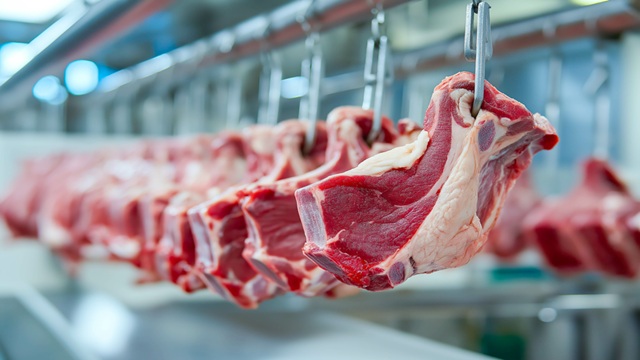 production line meat